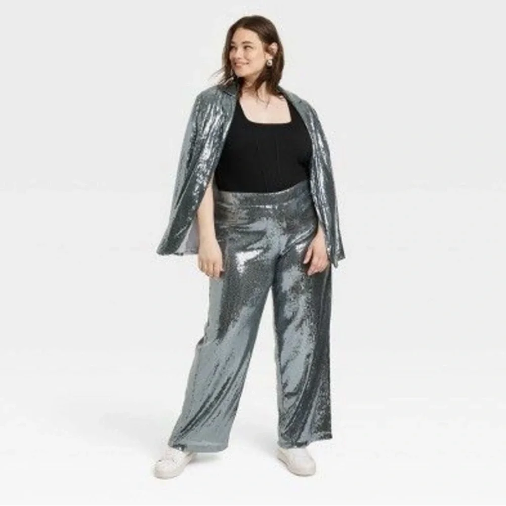 A New Day Women's Sequin Trouser‎ Pants
